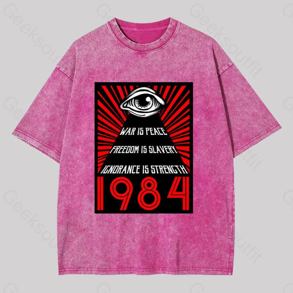 1984 Orwell Washed T-shirt