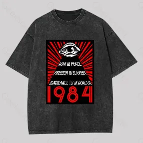 1984 Orwell Washed T-shirt