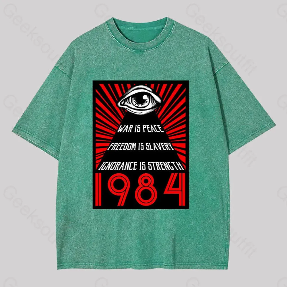 1984 Orwell Washed T-shirt