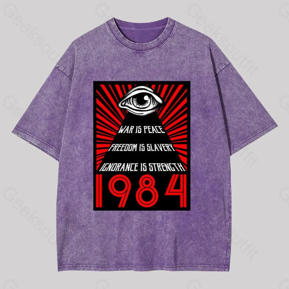 1984 Orwell Washed T-shirt