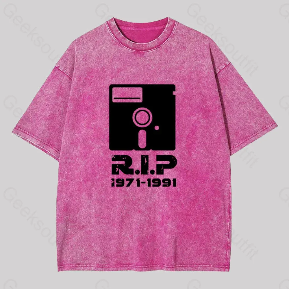 80s RIP Geek Washed T-shirt