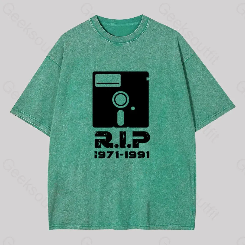 80s RIP Geek Washed T-shirt