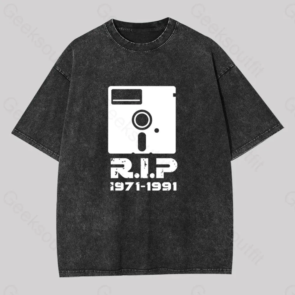 80s RIP Geek Washed T-shirt