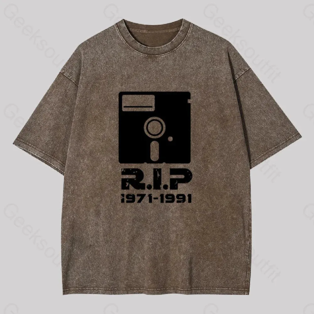 80s RIP Geek Washed T-shirt