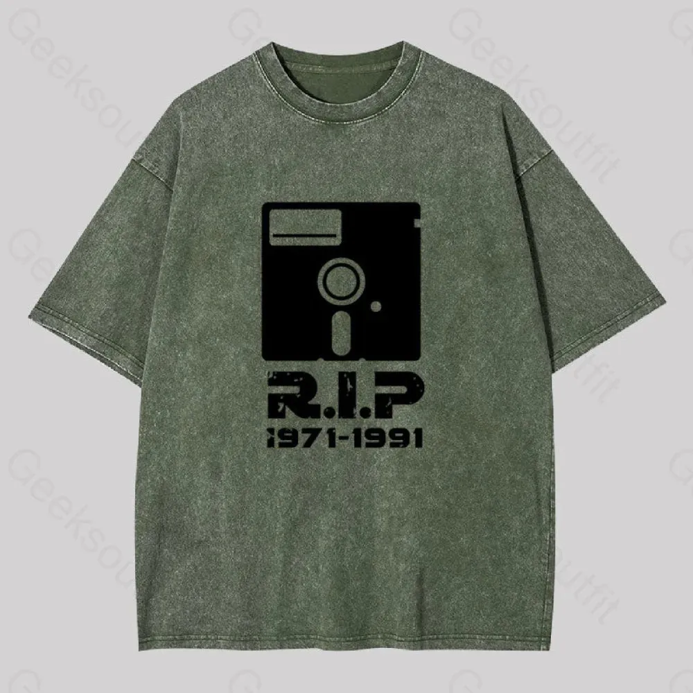 80s RIP Geek Washed T-shirt