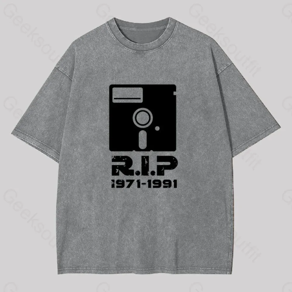 80s RIP Geek Washed T-shirt