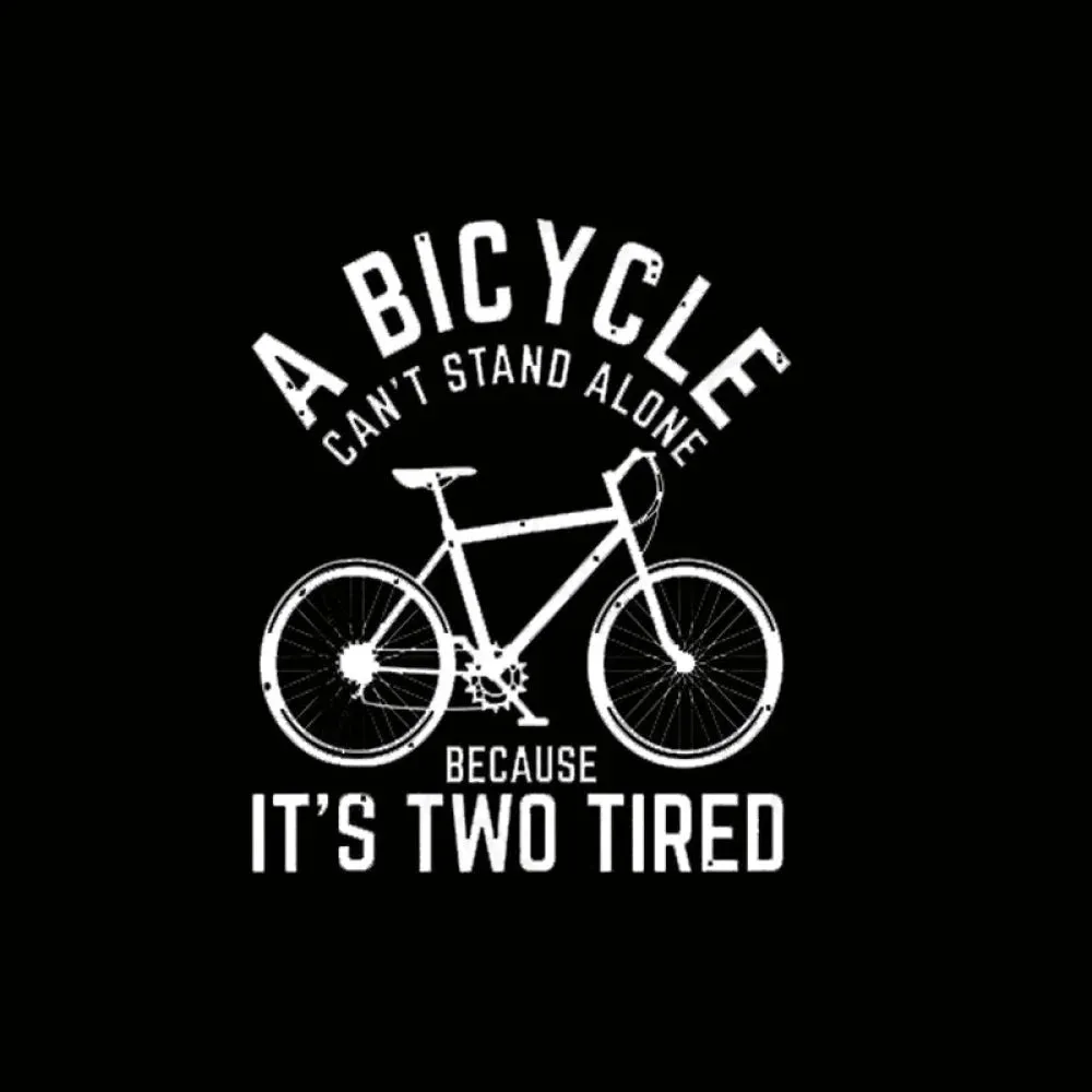 A Bicycle Can Not Stand Alone Nerd T-Shirt