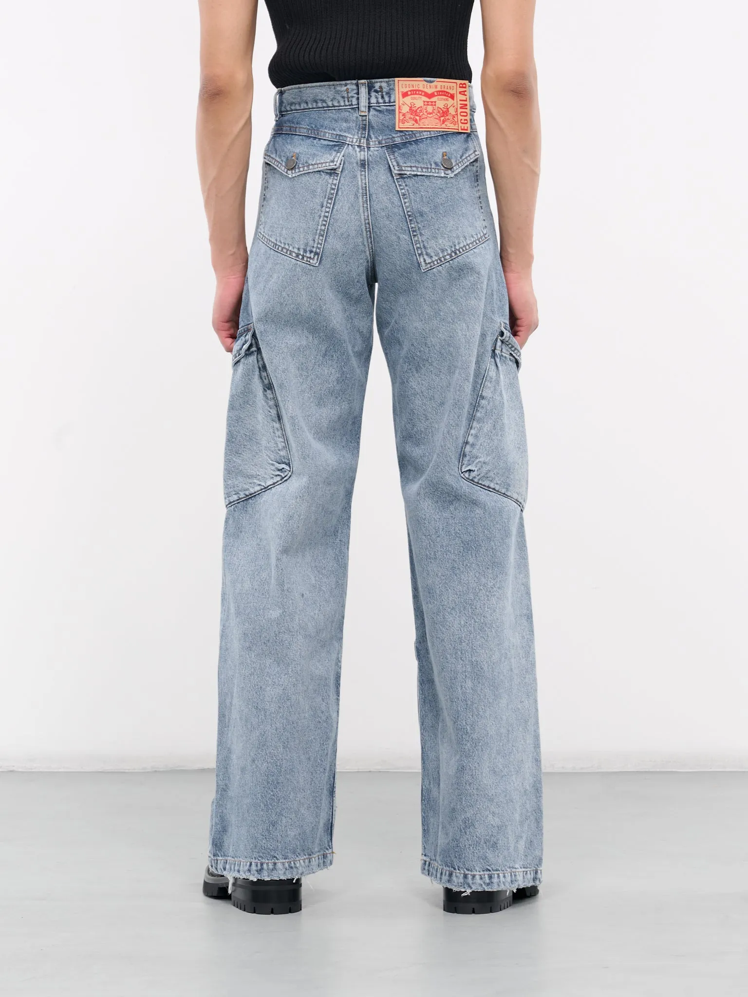 Acid Washed Jeans (DN-001-A-BLUE-ACID-WASHED)