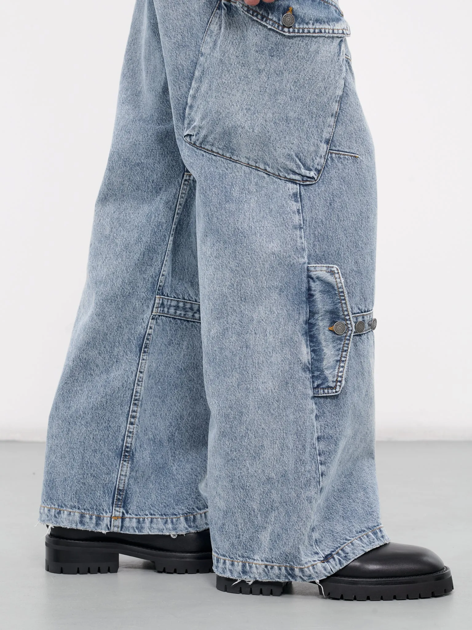 Acid Washed Jeans (DN-001-A-BLUE-ACID-WASHED)