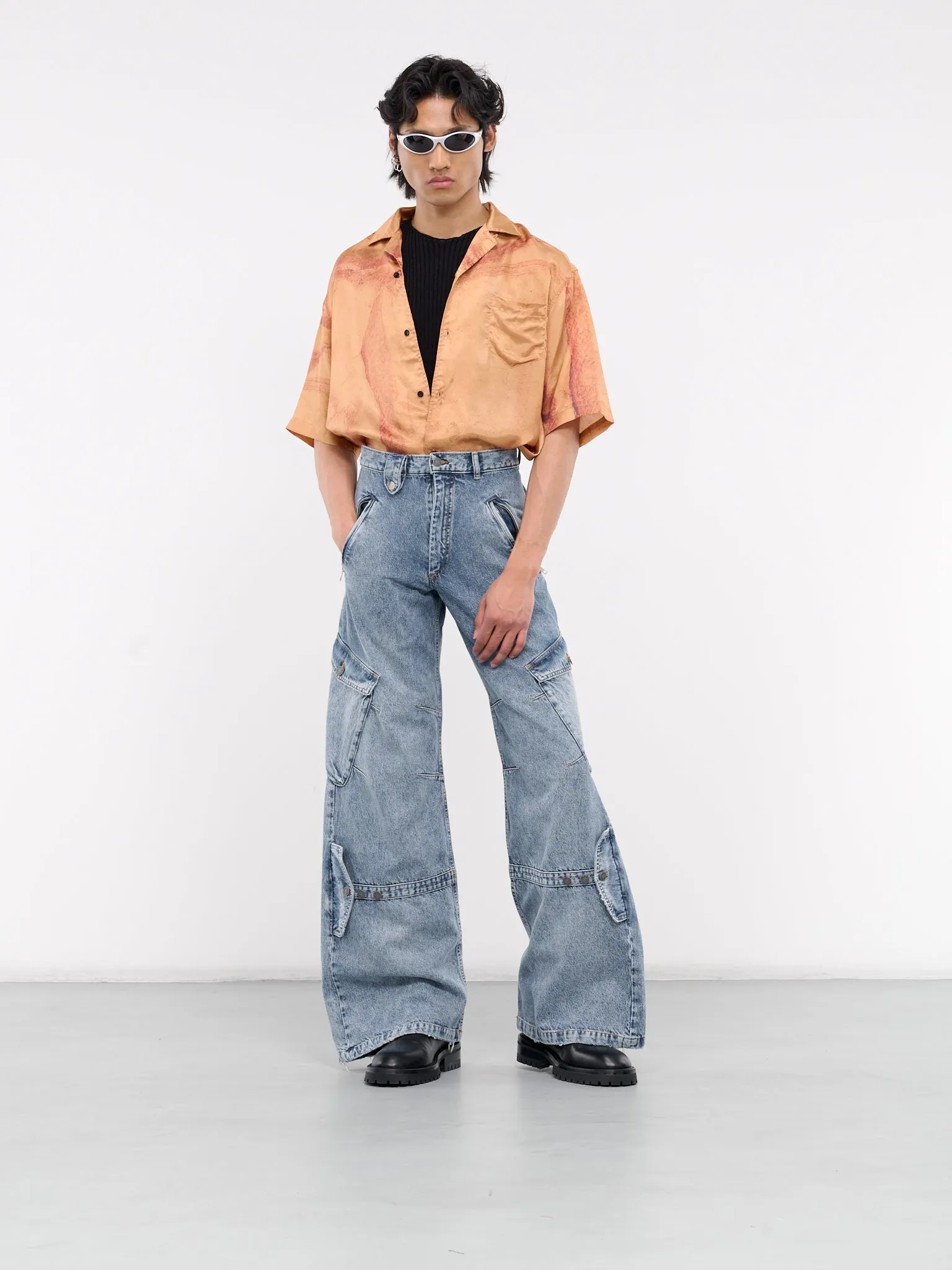 Acid Washed Jeans (DN-001-A-BLUE-ACID-WASHED)