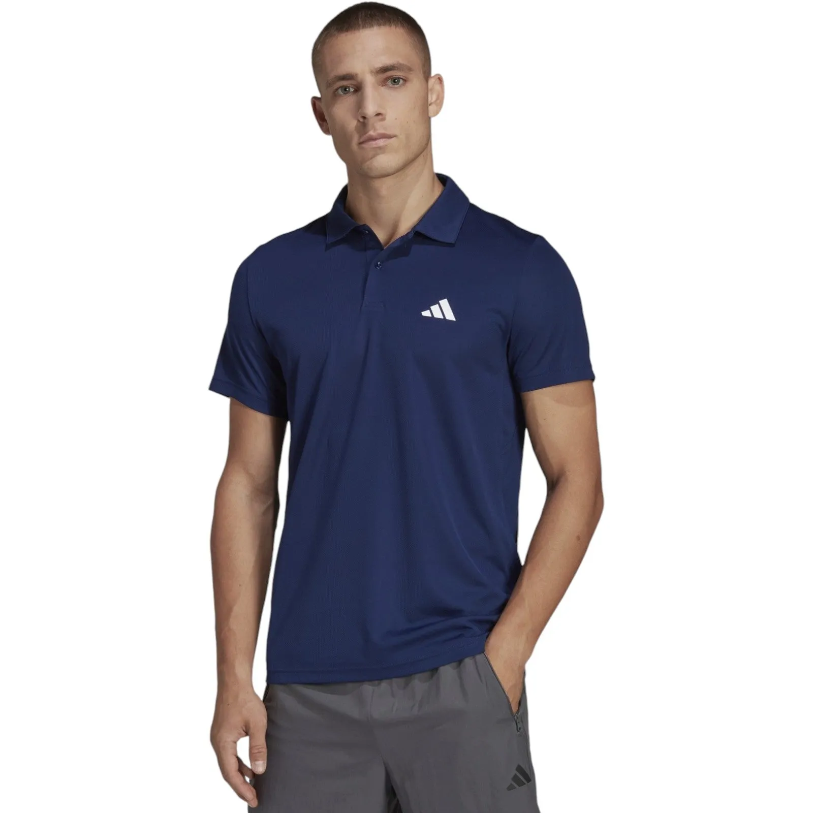 adidas Train Essentials Mens Short Sleeved Base Polo Shirt