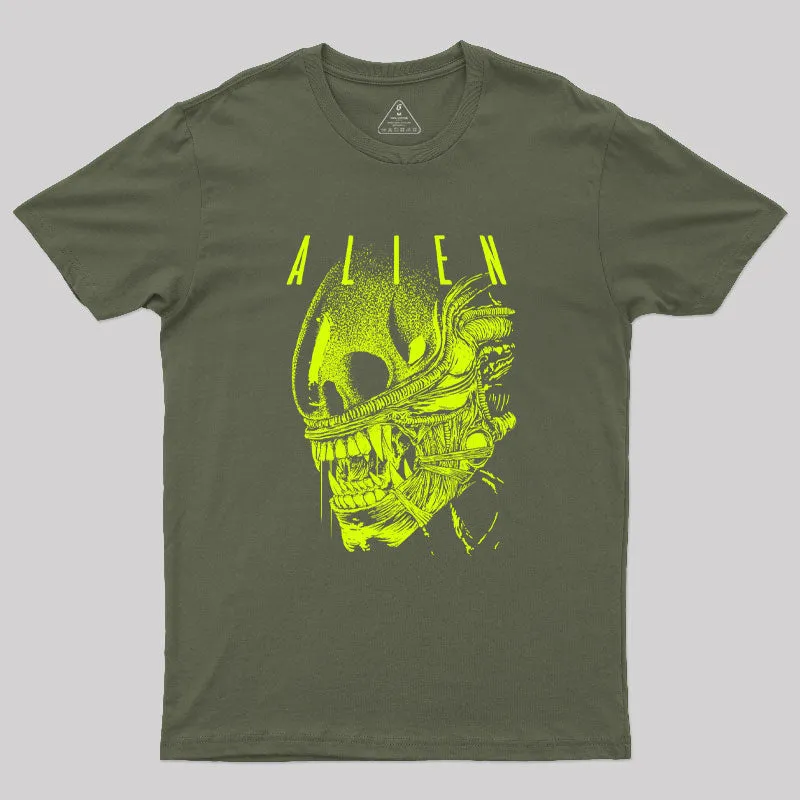 Alien Skull Geek T-Shirt