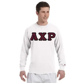 Alpha Chi Rho Greek Champion Long-Sleeve Tee - Champion CC8C - TWILL