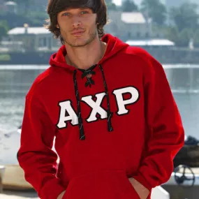 Alpha Chi Rho Hockey Lace Hoodie - J8830 - TWILL