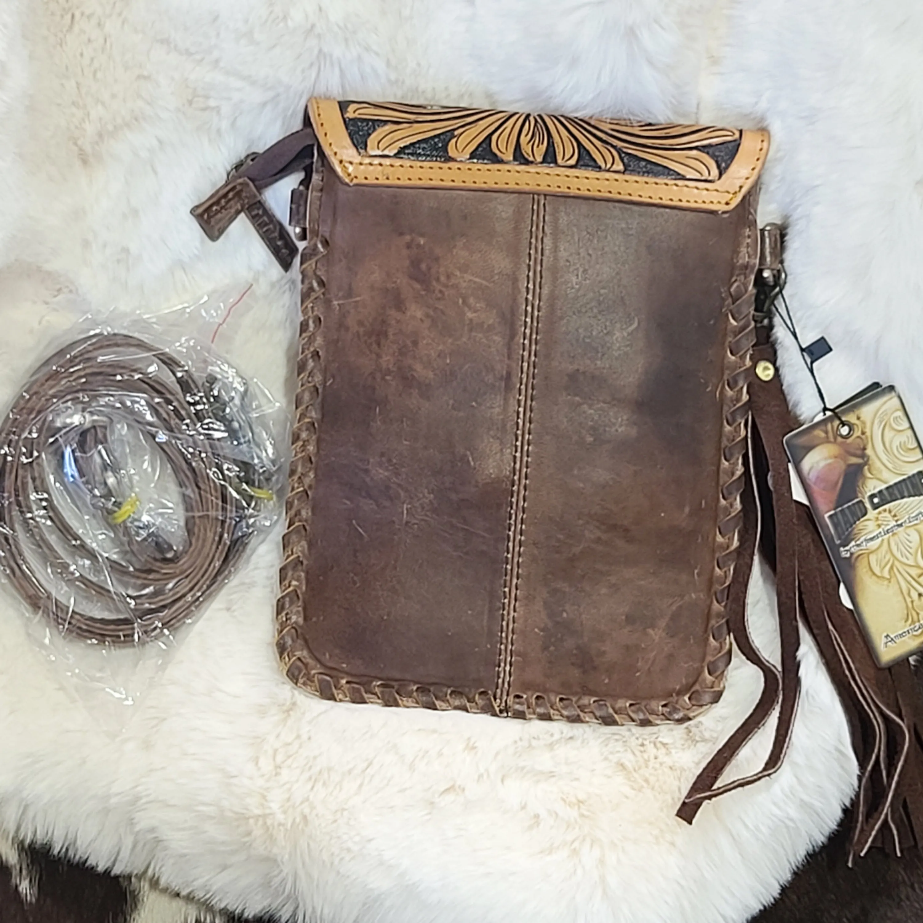 American Darling Cowhide Mini Crossbody