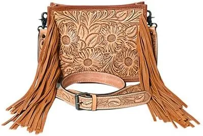 American Darling Tooled Leather Crossbody - ADBG325