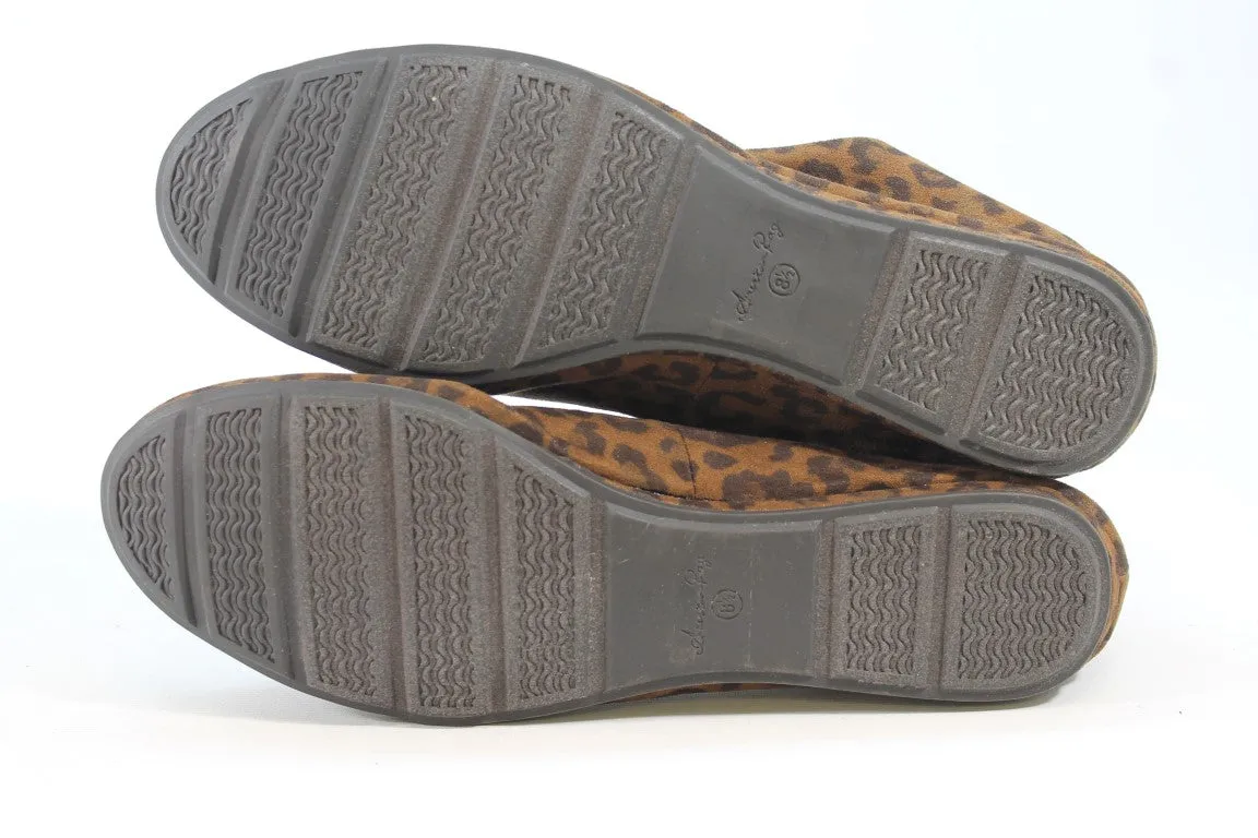 American Rag Aellie Women's Leopard Flats 8.5M(ZAP14975)