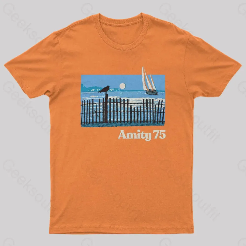 Amity 1975 The Summer Of Jaws Geek T-Shirt