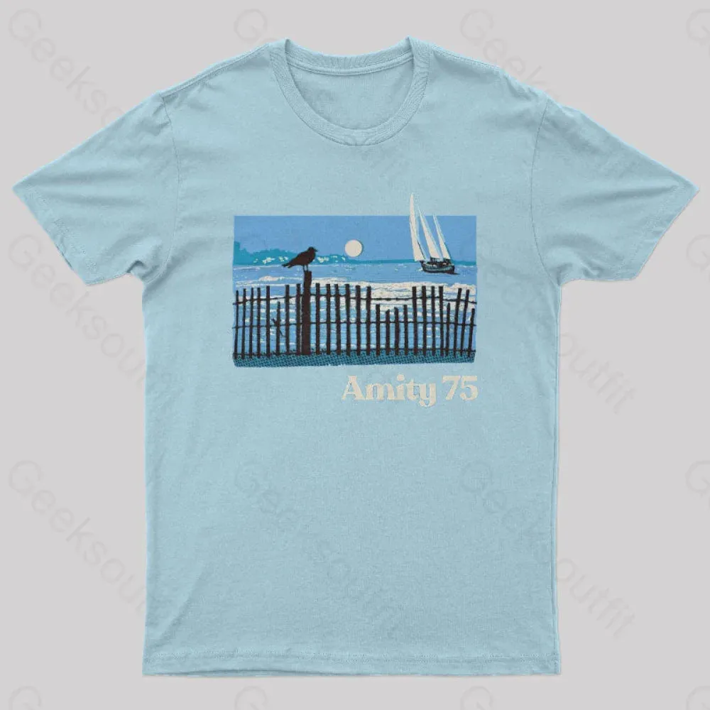 Amity 1975 The Summer Of Jaws Geek T-Shirt