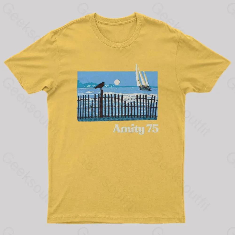 Amity 1975 The Summer Of Jaws Geek T-Shirt