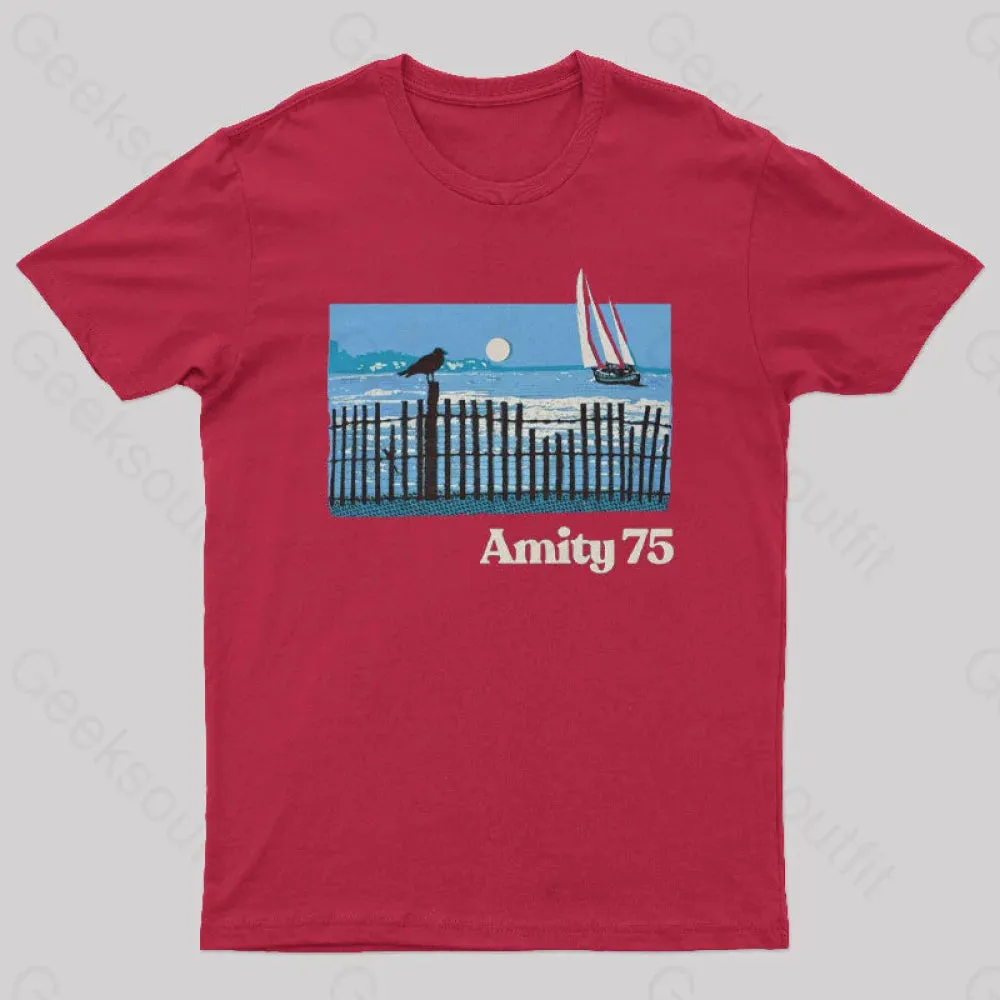 Amity 1975 The Summer Of Jaws Geek T-Shirt