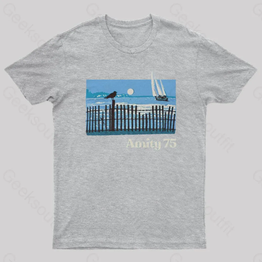 Amity 1975 The Summer Of Jaws Geek T-Shirt