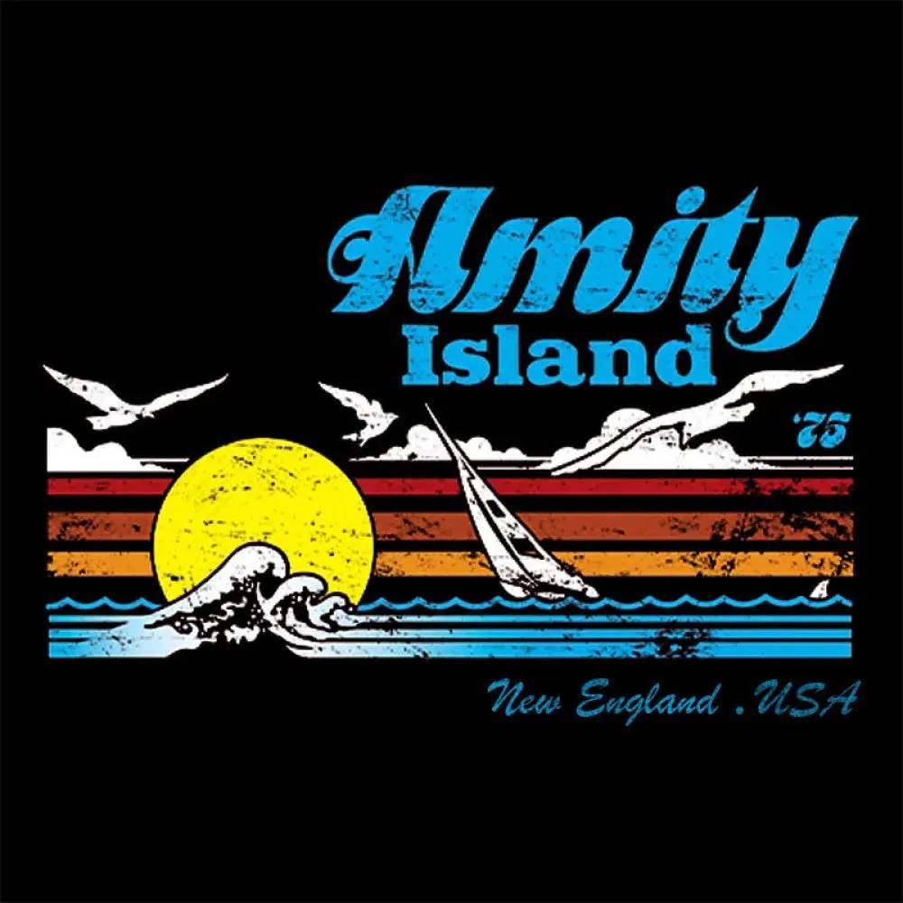 Amity Island Vintage Nerd T-Shirt