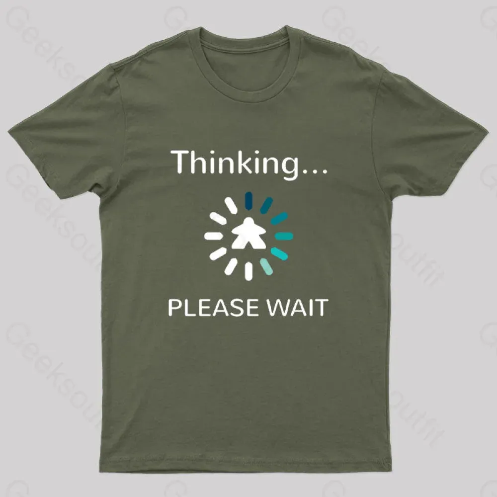 Analysis Paralysis Blue Meeple Board Game T-Shirt