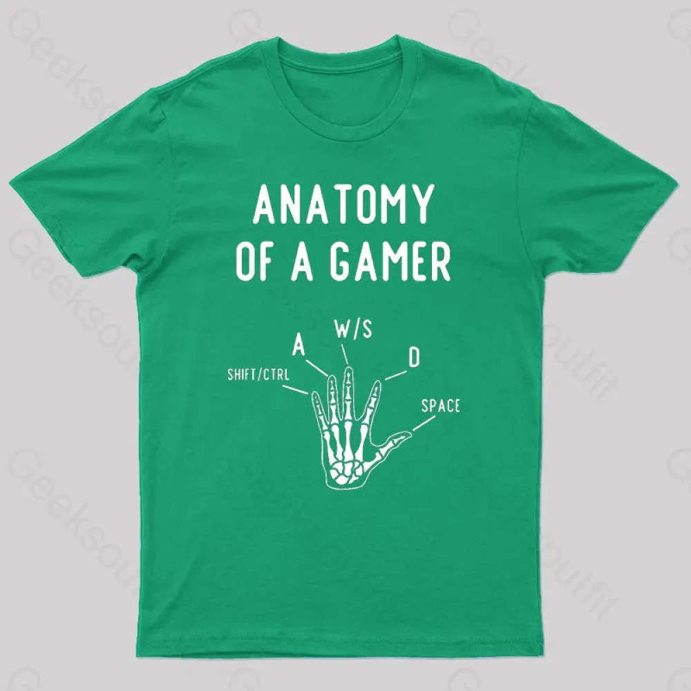 Anatomy of a Gamer Geek T-Shirt