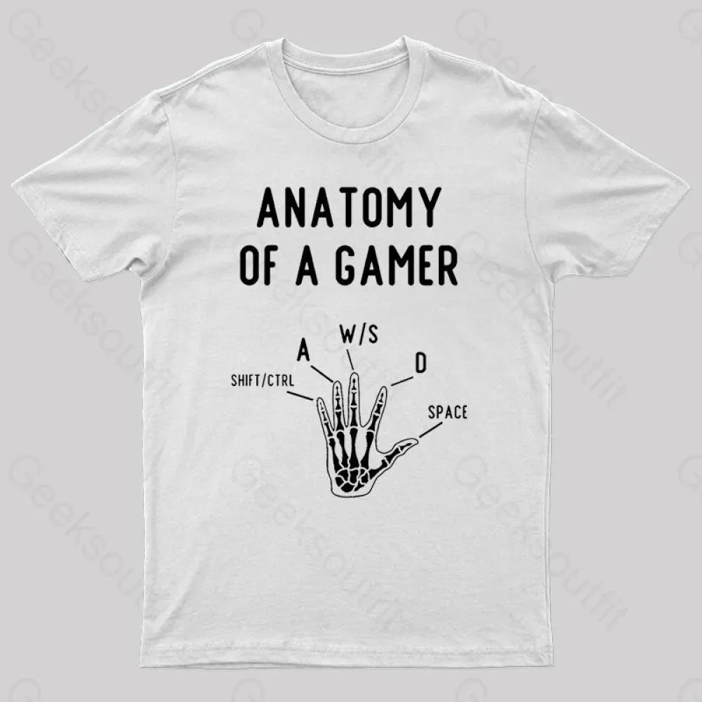 Anatomy of a Gamer Geek T-Shirt