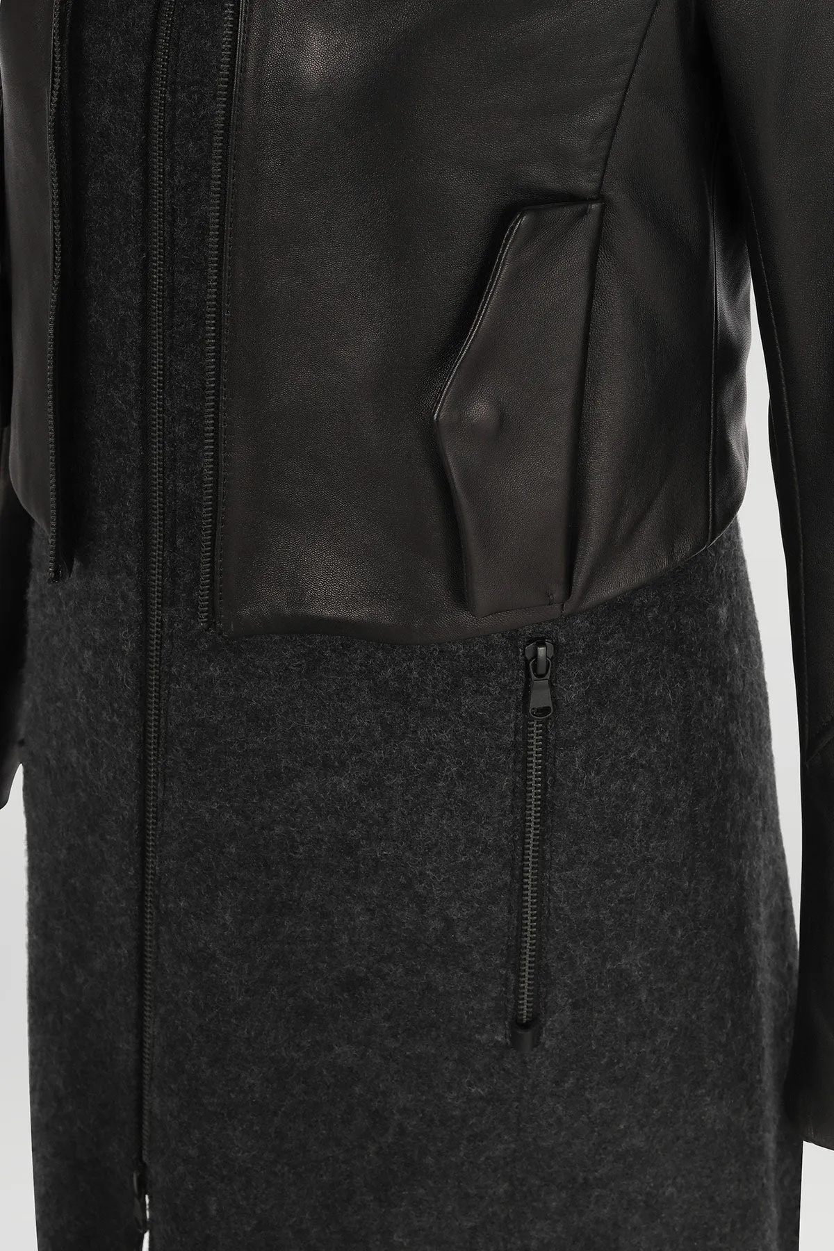 Anthracite Wool Coat