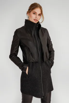 Anthracite Wool Coat