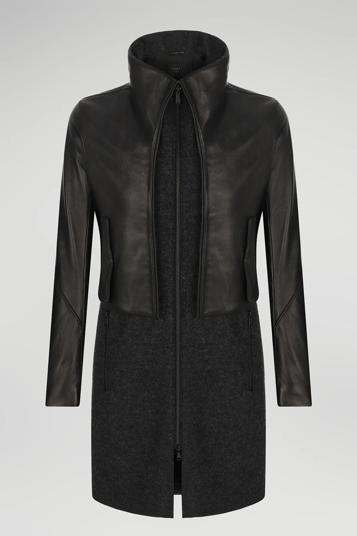 Anthracite Wool Coat