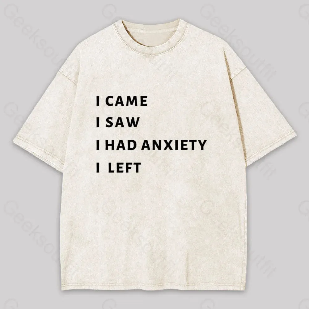 Anxiety Washed T-shirt