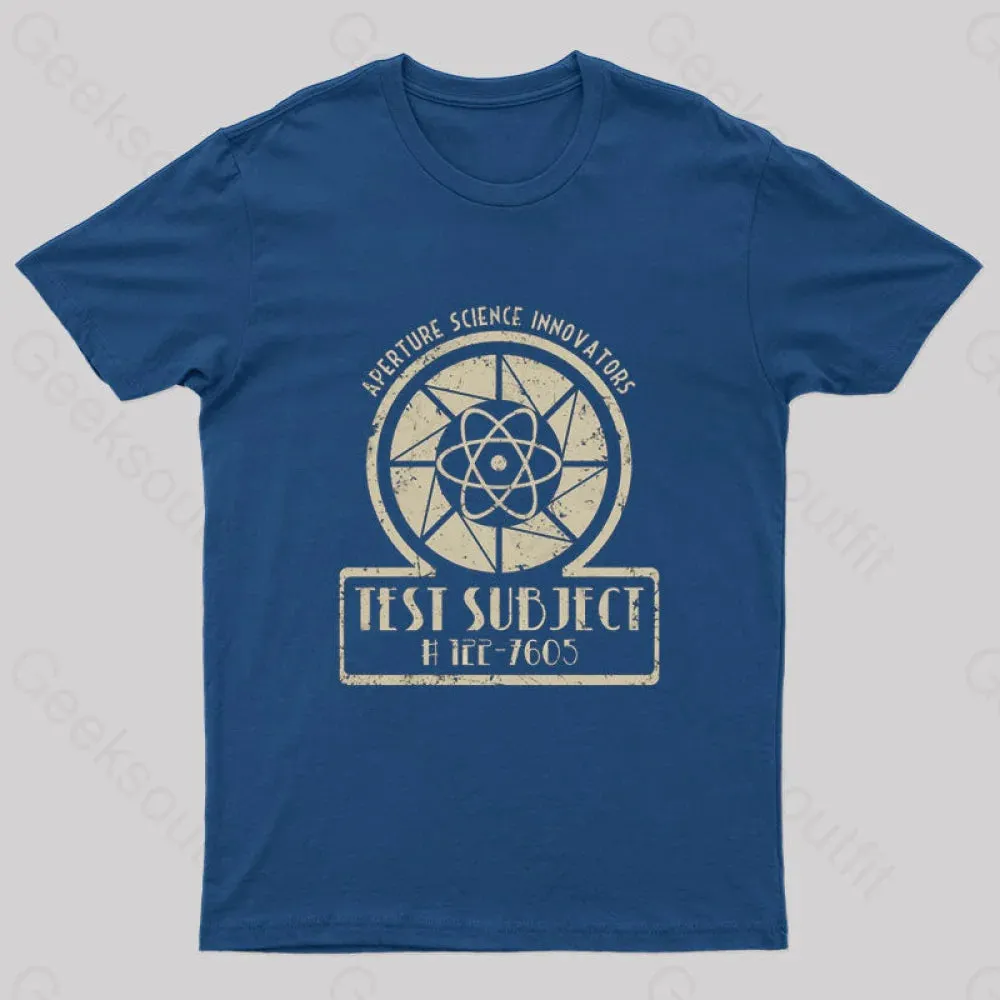 Aperture Test Subject 1950s Geek T-Shirt