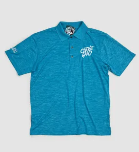 Aqua Cleveland Sketch Polo