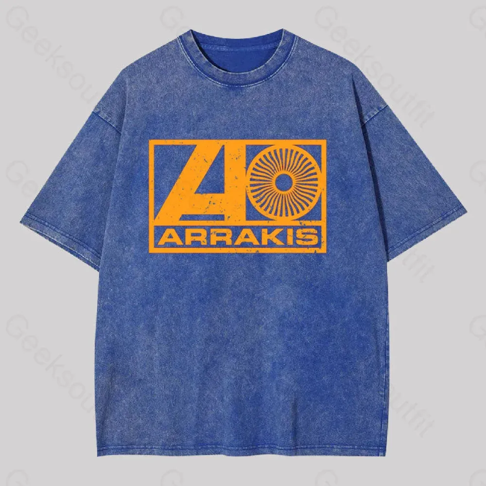 Arrakis Records Geek Washed T-shirt