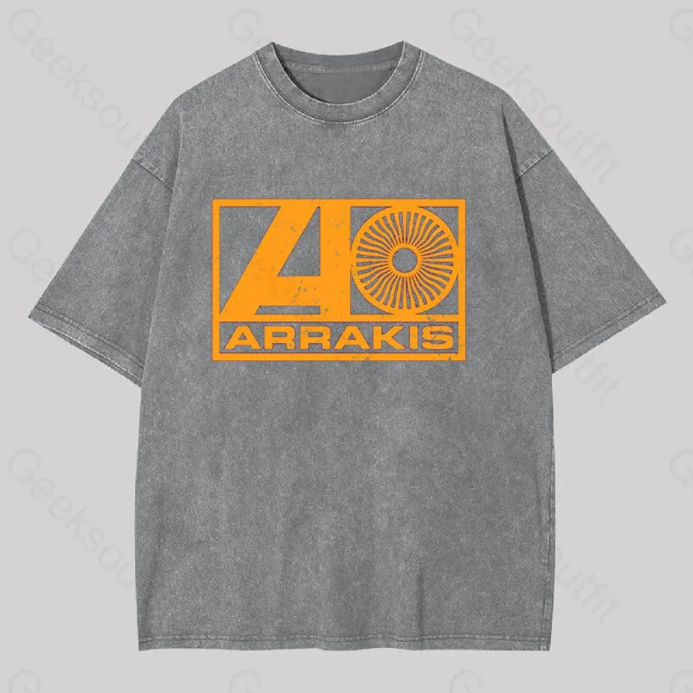 Arrakis Records Geek Washed T-shirt