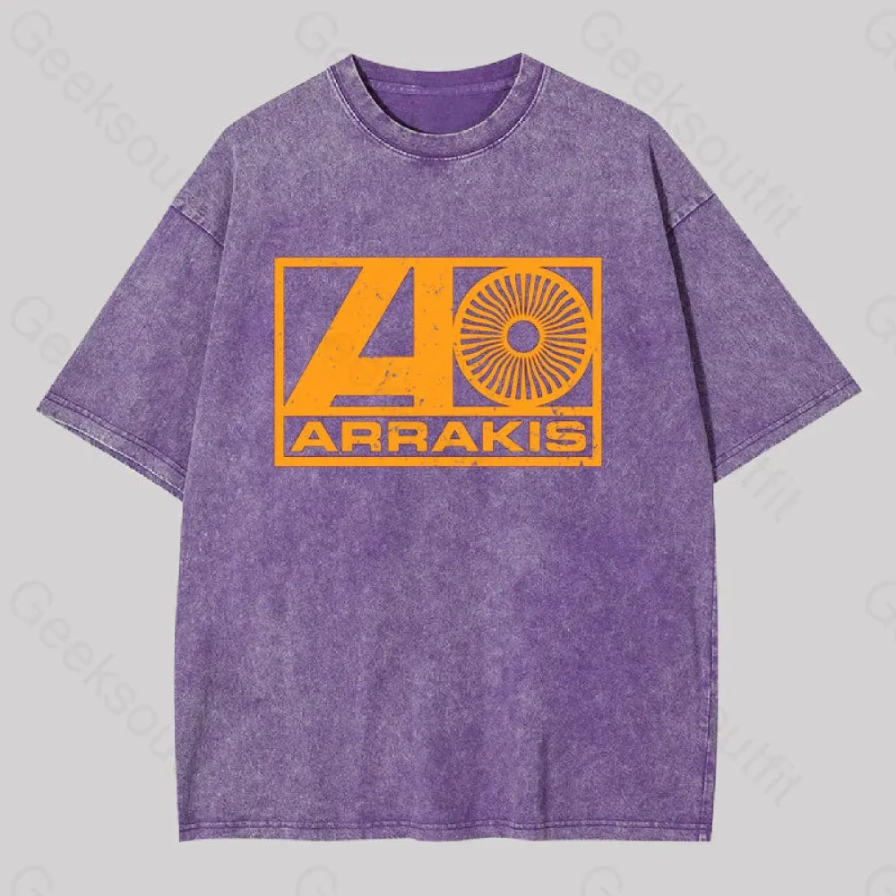 Arrakis Records Geek Washed T-shirt