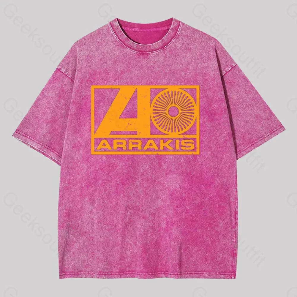 Arrakis Records Geek Washed T-shirt