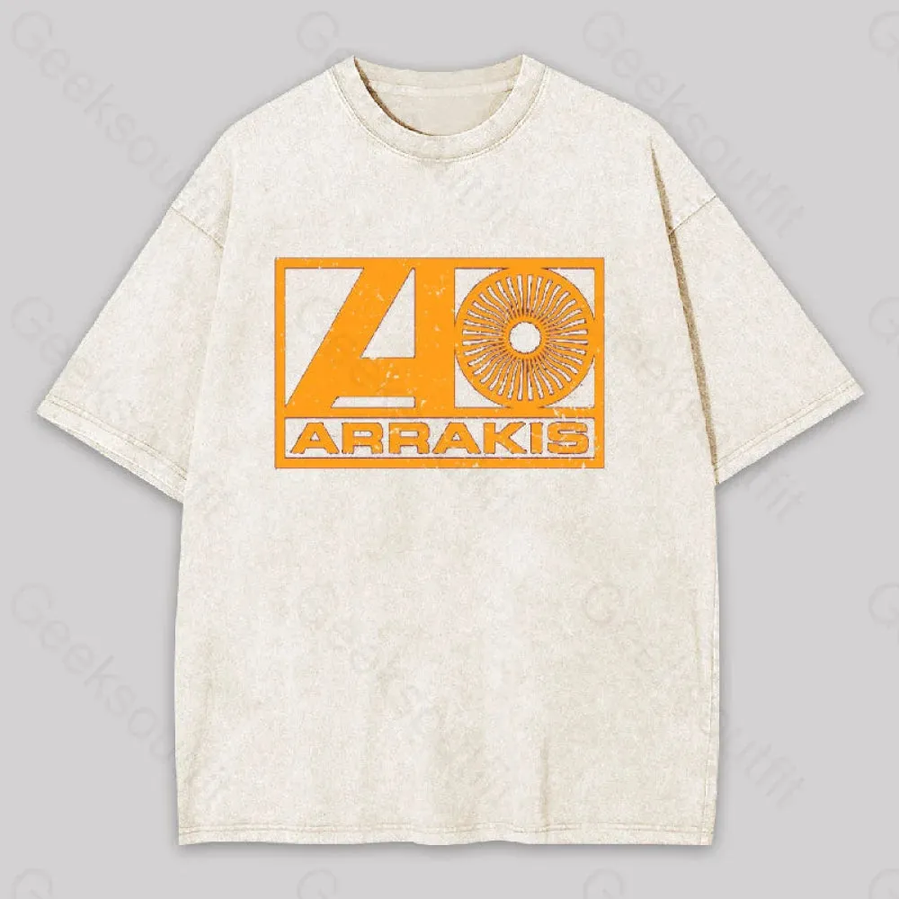 Arrakis Records Geek Washed T-shirt