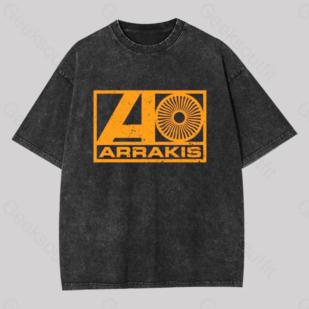 Arrakis Records Geek Washed T-shirt