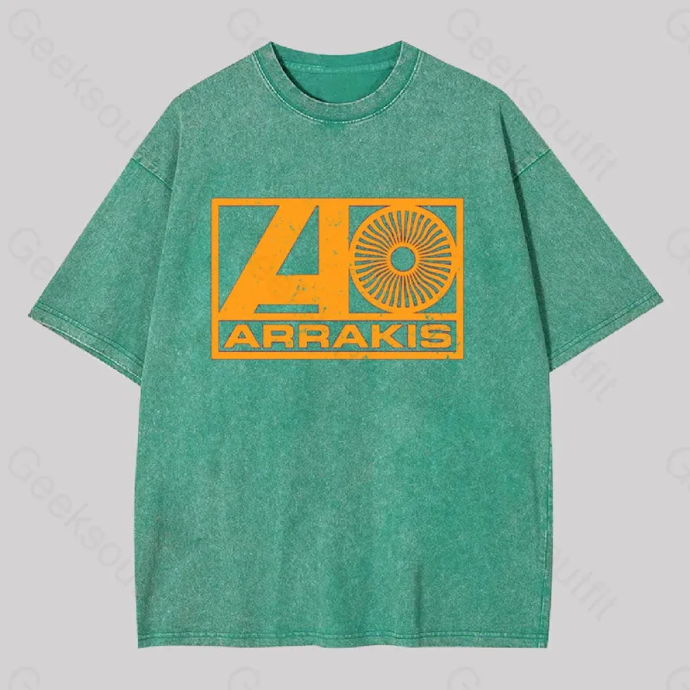 Arrakis Records Geek Washed T-shirt