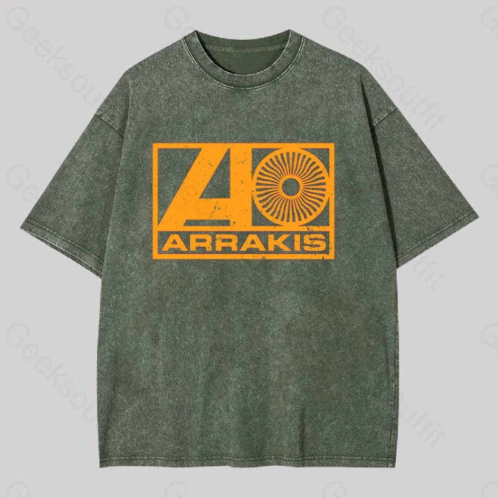 Arrakis Records Geek Washed T-shirt