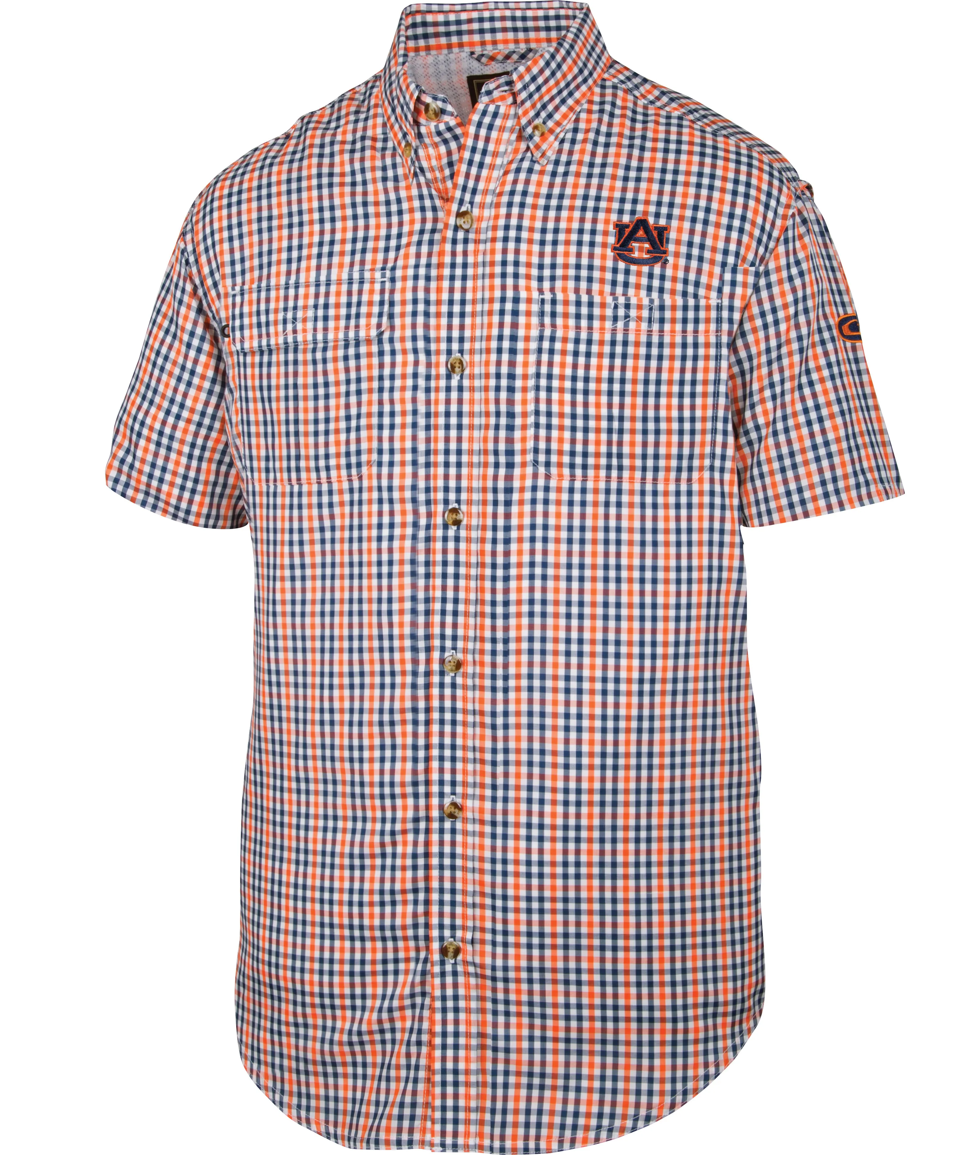 Auburn Gingham Plaid Wingshooter's Shirt S/S