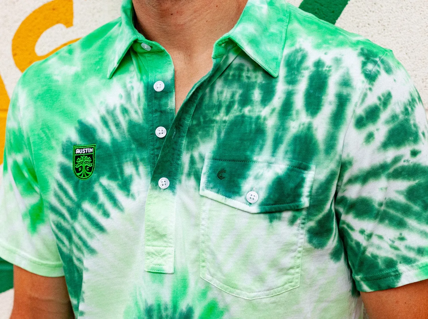 Austin FC - Classic Players Shirt - Badge - Verde Tie-Dye