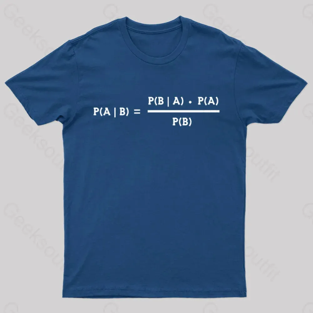 Bayes Theorem Nerd T-Shirt