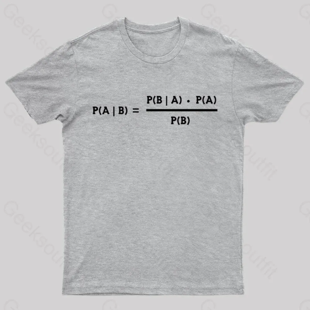 Bayes Theorem Nerd T-Shirt