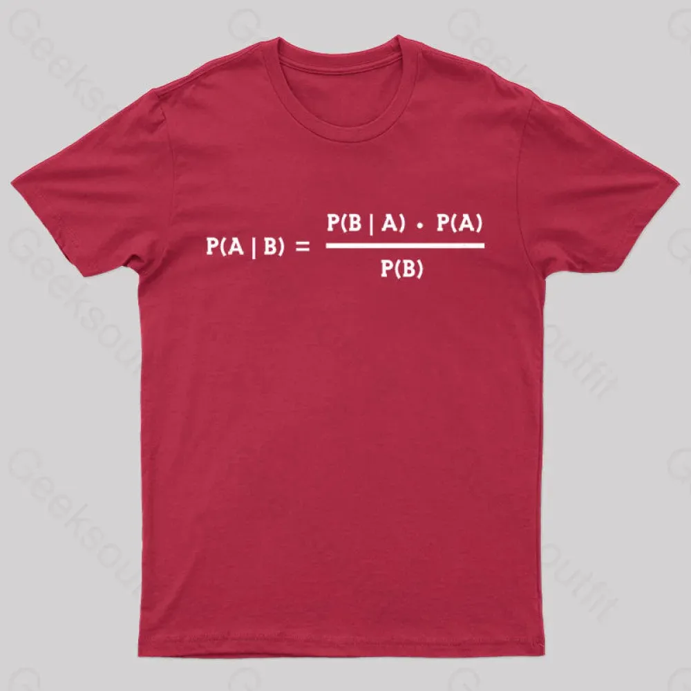 Bayes Theorem Nerd T-Shirt