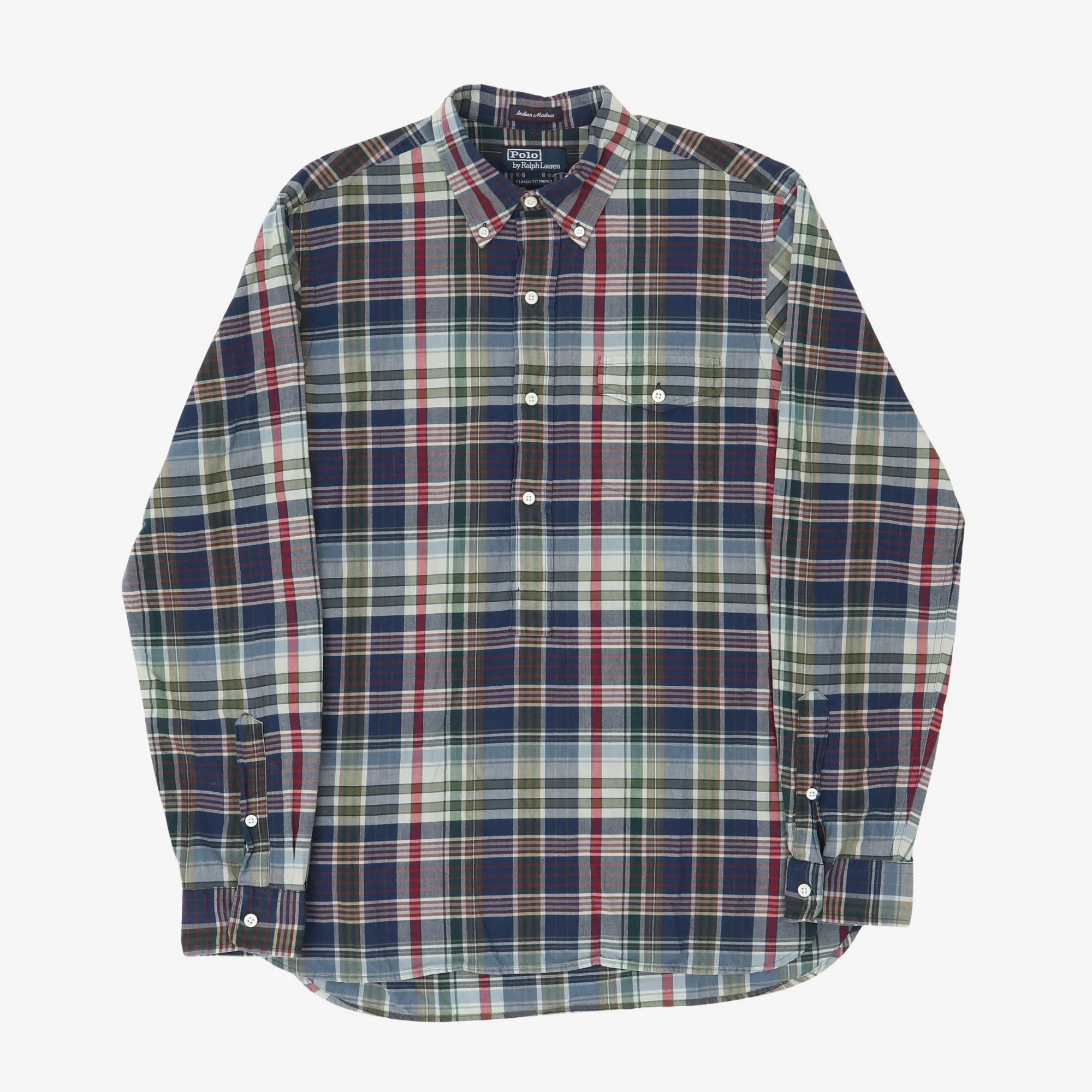 BD Check Madras PO Shirt